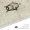 thumbnail image 3 of Sussexhome Toilet Mat - Machine Washable & Absorbent Bath Rugs for Bathroom Floor - Plush, Non Slip Bath Rug - Polyester & Cotton Bathroom Rugs with Printed Pattern Design - 20”x24" Bathroom Mats, 3 of 6