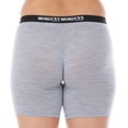 thumbnail image 2 of Woolverino - Women's Merino Wool Microweight Boxer Briefs - Ash Gray - Small, 2 of 3