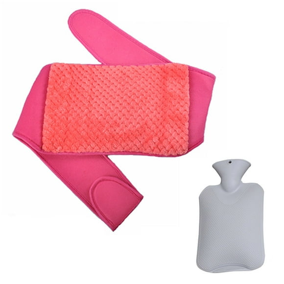 LSLJS Hot Water Bottle Belt Set Rubber Hot Water Bottle To Relieve Pain and Warmth, Home Accessories on Clearance