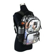 Eastsport Unisex Primo Clear 16 Backpack, Black