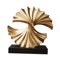 thumbnail image 3 of Estatua de resina ondulada, estante moderno, decoración, adorno coleccionable, escultura de escritorio, escultura ondulada para gabinete y dormitorio Estilo A, 3 of 10