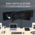 thumbnail image 5 of VIVO Single Ultrawide Monitor Extra Tall Desk Mount for Computer Screens to 49", 5 of 8