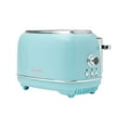 thumbnail image 1 of Open Box Haden 2 Slice Wide Slot Stainless Steel Bread Toaster, Turquoise, 1 of 9