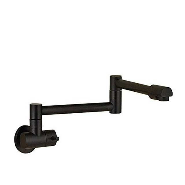 Pot Filler Double Joint Spout Folding Stretchable Swing Arm Wall Brass Kitchen Faucet Single Hole Two Handle Kitchen Sink Faucet ,bar Laundry RV Farmhouse