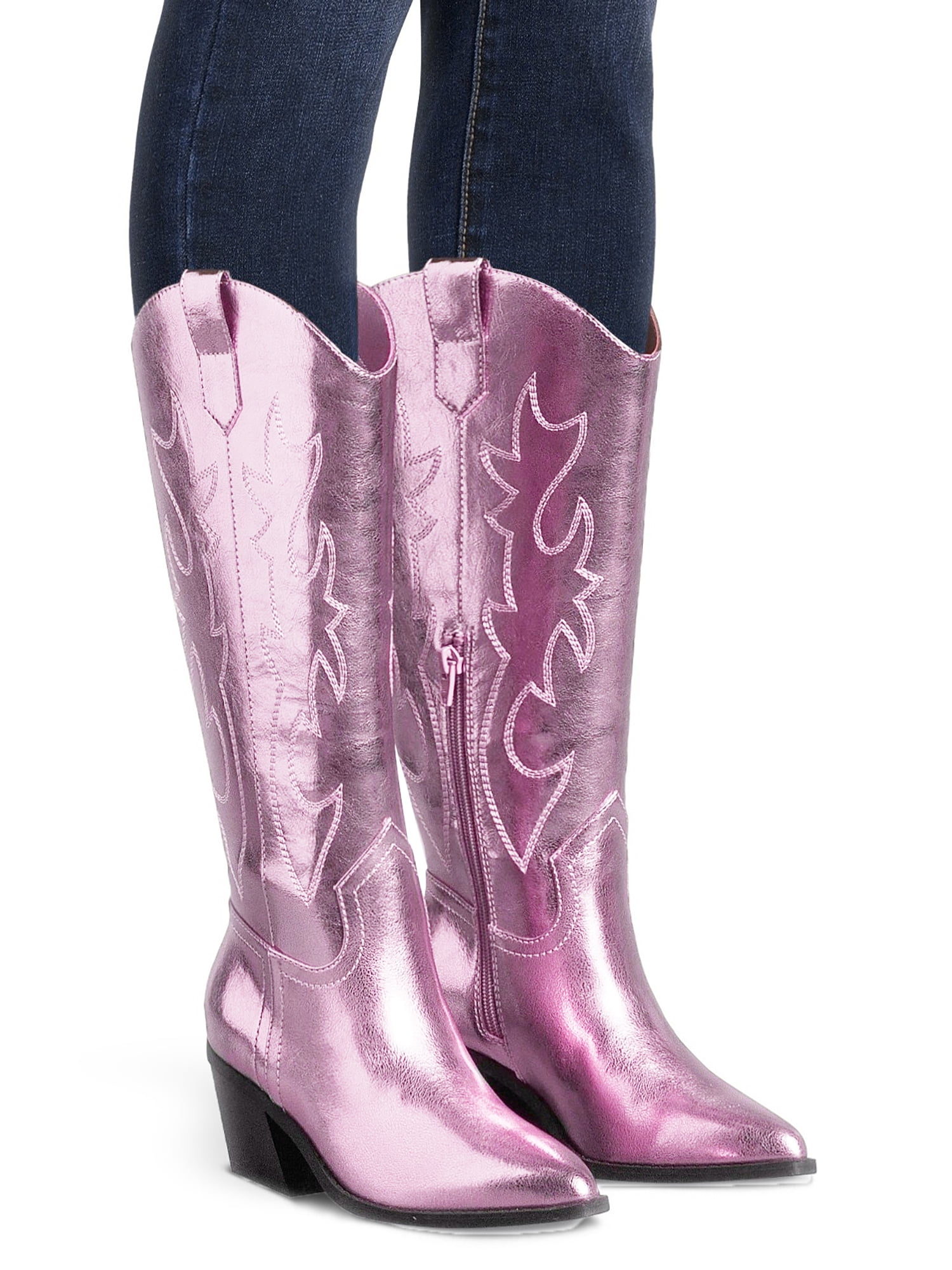 Madden NYC Women's Embroidered Tall Western Boots, Sizes 6-11