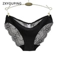 thumbnail image 3 of ZXYOUPING Bragas de encaje Sexy transparentes lencería de Cintura baja sin costuras talla Grande S-XXLpangjing, 3 of 4