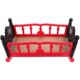 thumbnail image 2 of Miniature Furniture Model Toy Doll Bed Girls Toy Furniture Plastic Red Suitable for Imaginative Play 1Set, 2 of 5