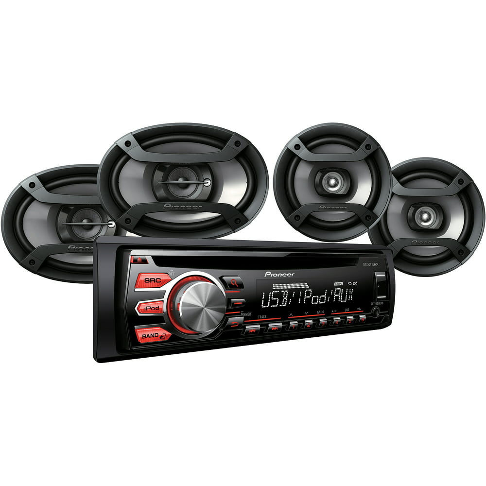 Pioneer Car Audio Bundle includes CD Receiver plus (4) Speakers DXT