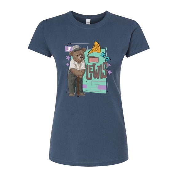 IF Movie - Lewis Poster - Junior's Fitted Graphic T-Shirt