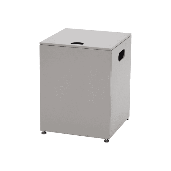 Sol Living Light Grey Propane Tank Cover Fire Pit Accessories Square 16 Inches Metal Outdoor Side Table Fits Standard 20 Pound Propane Tank Hideaway Table