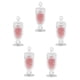 thumbnail image 2 of 5 unidades de miniaturas de caramelos para casa de muñecas en tarros transparentes, minibotellas para escala 1:12, color rojo oscuro, 2 of 9