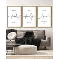 thumbnail image 6 of SHENIFY Bless The Food Before Us Sign Kitchen Wall Decor 16x24in3pcs Natural Framed for Dining Room Farmhouse Wall Art Hanging Decoration, 6 of 6
