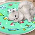 thumbnail image 4 of DAMAI Pet Water Bed, Thickened Water Sensory Play Mat,2025 Upgrade Pet Cat Water Bed Play Mat Cool Comfort Inflatable Water Mat,Feel Cool Comfort for Cats Dogs Kittens Puppies Pets(40In), 4 of 5