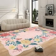 thumbnail image 2 of Danolapsi Area Rugs for Living Room,Non Slip Washable Rug Soft Floral Irregular Floor Cover Indoor Low Pile Scalloped Area Rug Foldable Thin Rugs for Bedroom Dining Room Nursery Home Office, 2 of 8