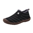 thumbnail image 2 of jsaierl Couples Comfortable Casual Shoes Women's Men Winter Water-resistant Flat Fleece Lined Boots, 2 of 9