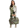 thumbnail image 2 of Justice Girls Camo Print Weekender Bag, 3-Piece Set Green, 2 of 6