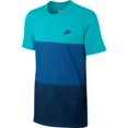 thumbnail image 1 of Nike Tonal Colorblock Men's T-Shirt Athletic Light Blue/Royal 779818-418, 1 of 2