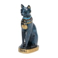 thumbnail image 1 of Estatua de la gata egipcia Bastet, colección de esculturas, decoración de mesa, antiguo Egipto Azul 20 cm de alto, 1 of 9