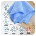 thumbnail image 6 of Etienne Alair Super Soft Microfiber Cleaning Cloth, Blue Washcloths (12 x 12 Inches) 12 PCs, 6 of 7