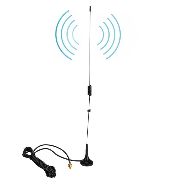 Antena VHF/UHF de Montaje Magnético UT-106UV, Antena de Coche de Doble Banda Hurbra Sma de Alta Ganancia de 3,0 dB/2,15 dB para para Linton Para Hyt para, etc.