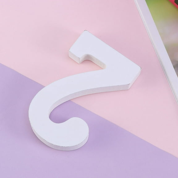 Masteelf DIY Wooden Table Numbers for Wedding Decor White Cut Wood Perfect for Birthday