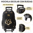 thumbnail image 2 of US Urban Juego Escolar Mochila con Carrito Lonchera y Estuche para Niños y Niñas (balón dorado), 2 of 6