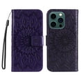 thumbnail image 2 of TECH CIRCLE Case for 2022 Apple iPhone 14 (6.1") Cell Phone - Protective PU Leather Stand Flip Flower Case (Purple), 2 of 6