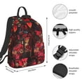 thumbnail image 4 of Hazbin Hotel Casual Daypack Student Satchel Lightweight Backpack Rucksack Fashion Printed School Bag, 4 of 9