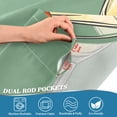 thumbnail image 4 of Yayeee Kitchen Valance Rod Pocket 54" x 18" Living Room Window Curtain, Lemon Glass, 4 of 6