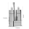 thumbnail image 3 of Ccdes Soy Bottle,Seasoning Box,Stainless Steel Condiment Container Canister Set Seasoning Soy Bottle Kitchen Cooking Tool, 3 of 8