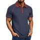 thumbnail image 2 of pstuiky Mangas cortas para hombre, Blusa de manga corta con cuello vuelto, transpirable, con botones y color liso para hombre ropa de hombre l, 2 of 7