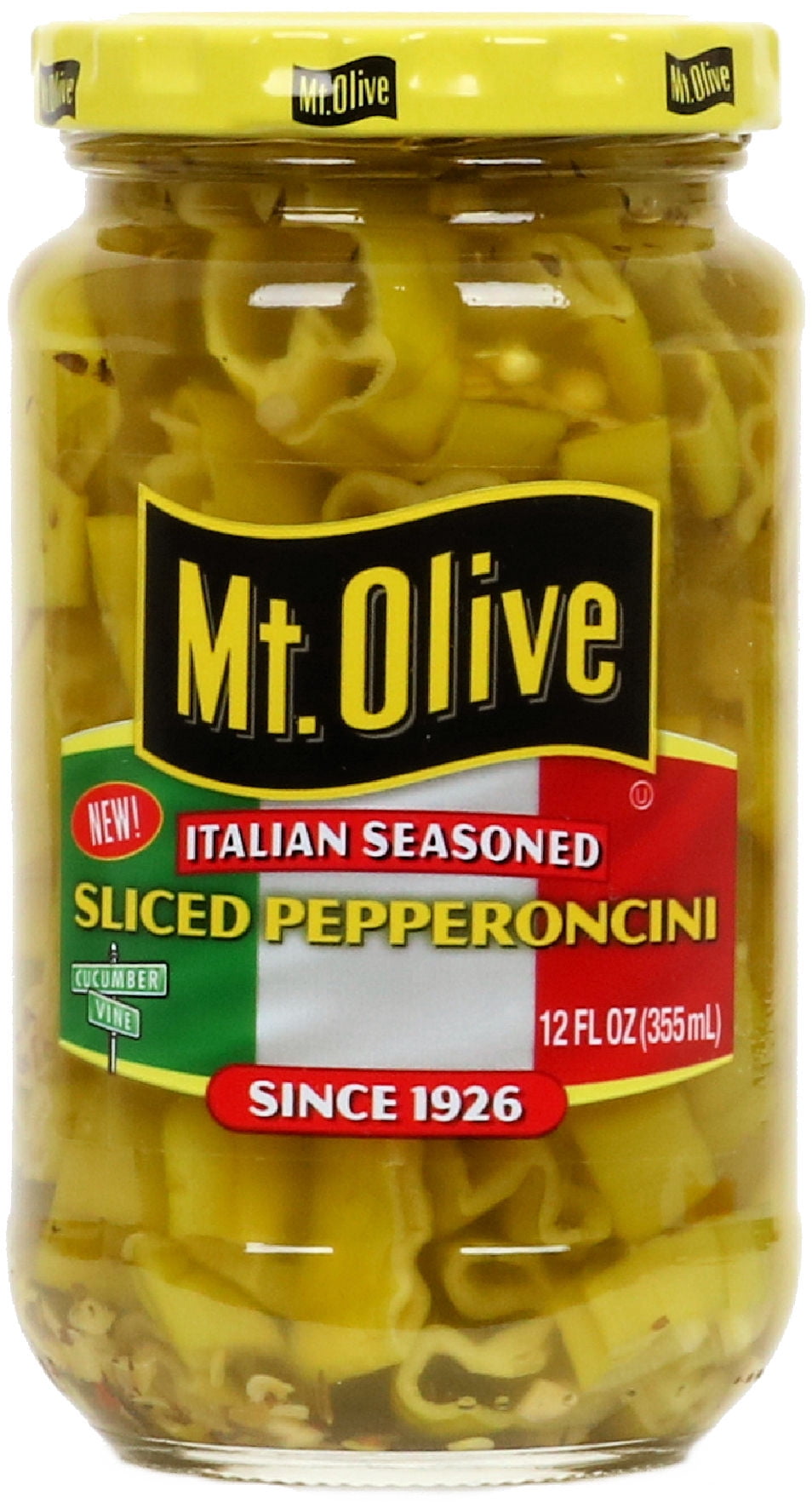 Mt. Olive Italian Seasoned Sliced Pepperoncini, 12 fl oz