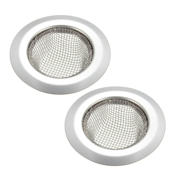 Uxcell 1.5 pulgadas colador de acero inoxidable para fregadero de cocina 2 paquetes