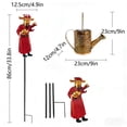 thumbnail image 3 of Solar Watering Can Lights,Waterproof Hollowed-Out Retro Metal Hanging Kettle Flowing Lights String Landscape Chandelier,Garden Stake Decor for Yard Lawn Patio Christmas & Mother's Day Gifts for Women, 3 of 6