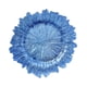 thumbnail image 2 of Plato de servicio de vidrio con borde dorado Plato de ensalada europeo Plato de vidrio Comida occidental Fruta azul, 2 of 9