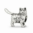 thumbnail image 1 of FB Jewels Sterling Silver Reflections American Shorthair Cat Bead, 1 of 3