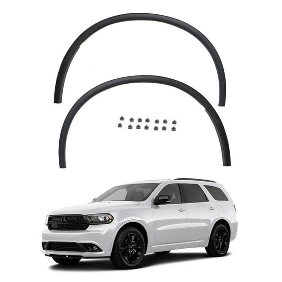 Front Driver and Passenger Side Fender Trim For 2011-2018 Dodge Durango
