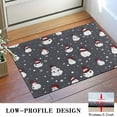 thumbnail image 3 of Dark Christmas Snowman Pattern Door Rugs,Washable Non Slip Door Mats Indoor,Decorative Door Mats,Entry Mat Indoor for Entrance,Bedroom,Kitchen,Bathroom,16"x24", 3 of 6