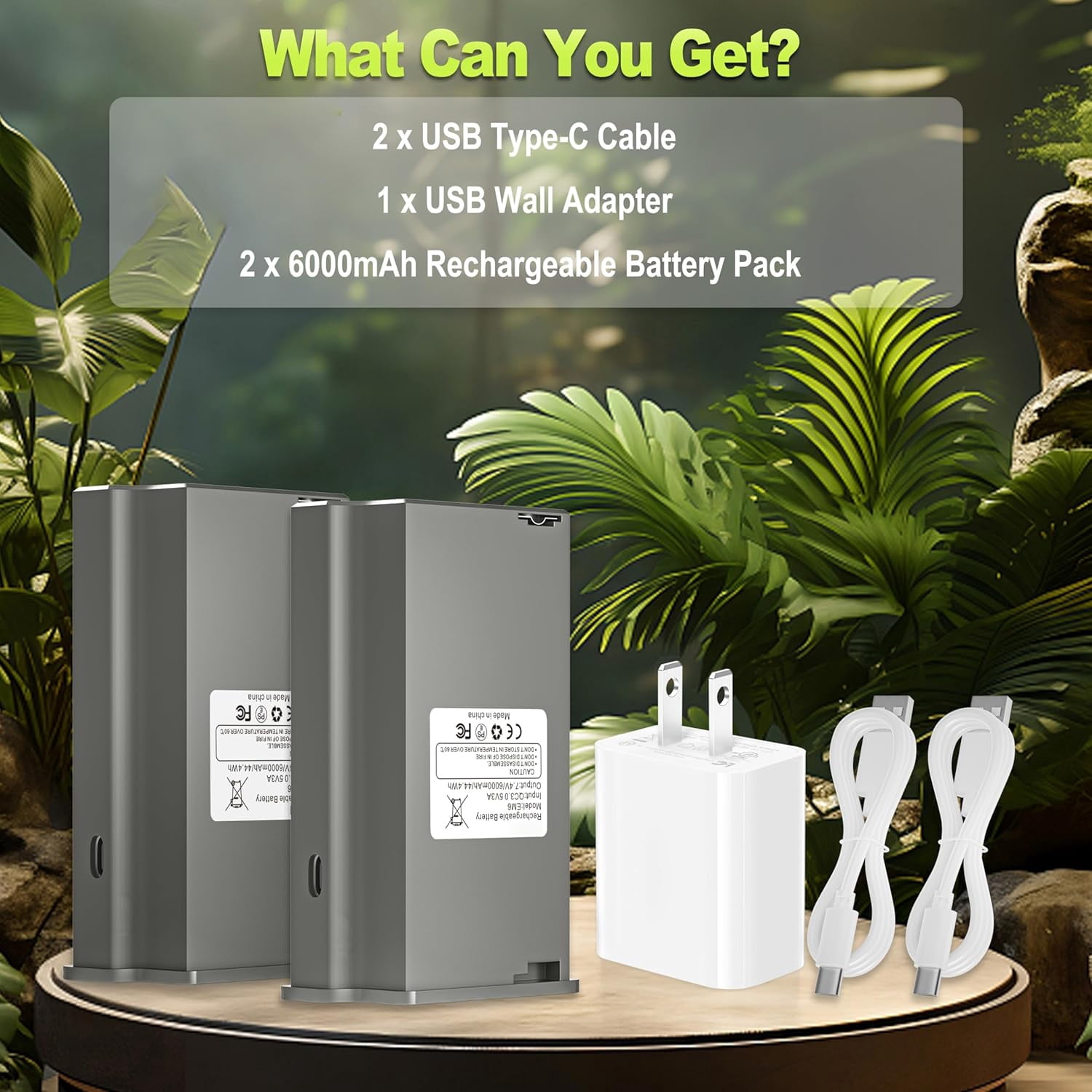 2 Pack New Camera Battery Upgraded LED Meter and Solar Charging for Tactacam Reveal Ultra, X Pro 3.0, X Pro, X Gen 2.0, Gen 3.0, SK, XB, X Hunting Cellular Trail Camera