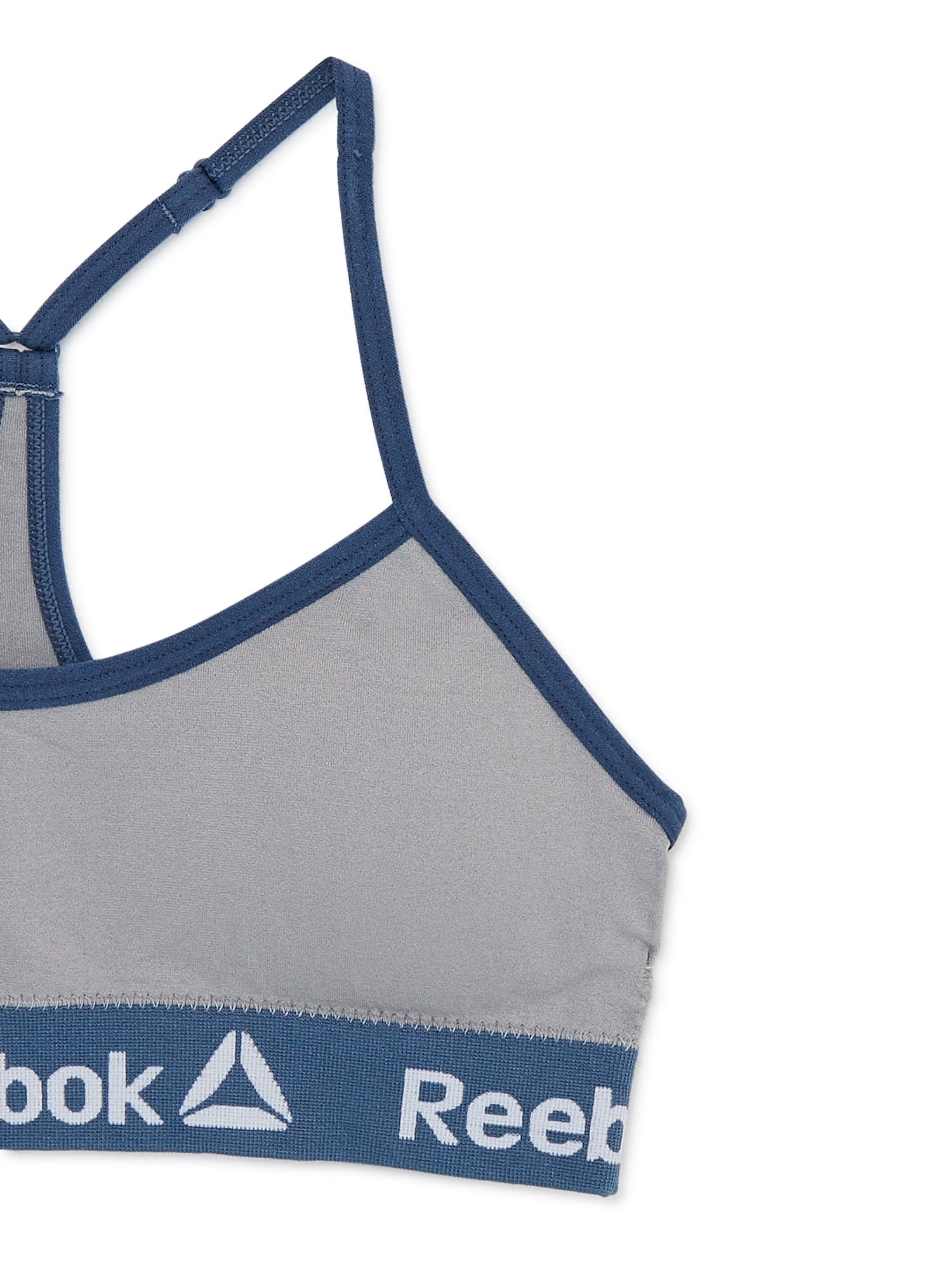 Reebok Girls Seamless Bras T-Back Bralettes, 2-Pack