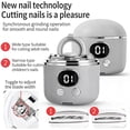 thumbnail image 5 of Electric Nail Clippers for Seniors with Magnifier, Portable Electric Nails Trimmer, Three Display Settings, Dual-Head Trimming, for Thick Toenails & Adults - Low Noise, Built-in Dust Collector, 5 of 7