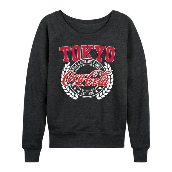 Coca-Cola - EST 1886 - Have A Coke & A Smile - Tokyo - Women's Lightweight French Terry Long Sleeve Shirt