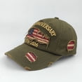 thumbnail image 2 of 250th Anniversary USA Hat Adjustable Embroidered Cap 1776-2026 American Commemorative Headwear Unisex,Camouflage Green, 2 of 4