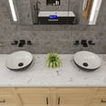 thumbnail image 3 of Black Matte Pop Up Drain with Overflow, 3 of 9