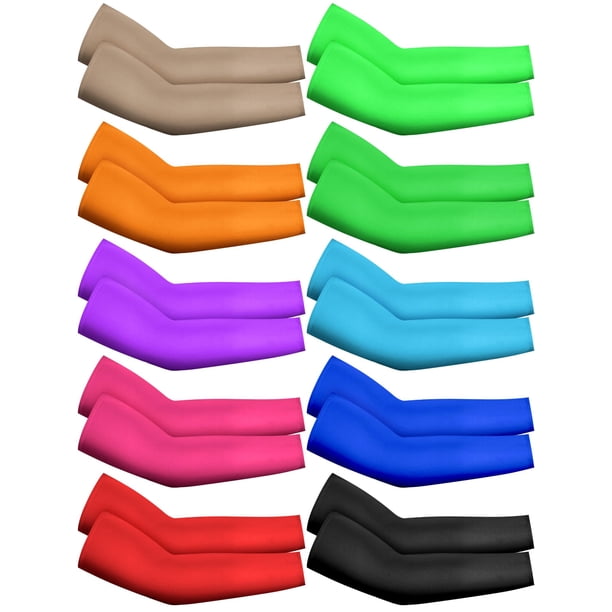 Manguitos Geyoga Kids Baseball con protección UV, 10 pares