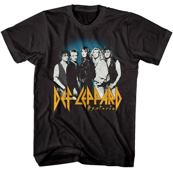 Def Leppard Hysteria Band Photo Men's T Shirt