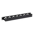 thumbnail image 1 of Kendall Howard 1U Finger Duct Cable Manager - Rack cable management panel - black powder coat - 1U - 19", 1 of 4