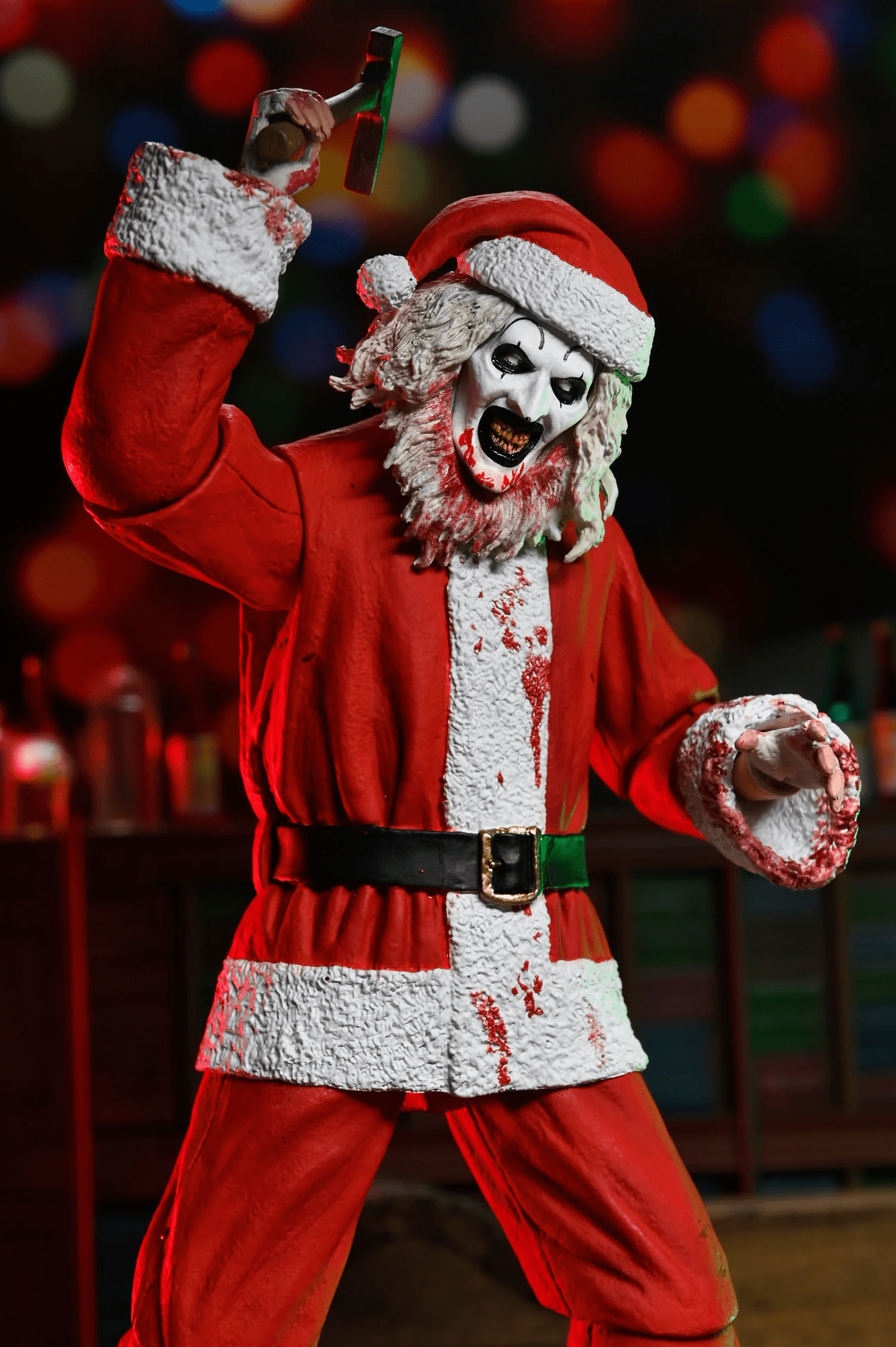 Terrifier - Ultimate Bloody Santa Suit Art the Clown 7-Inch Scale Action Figure