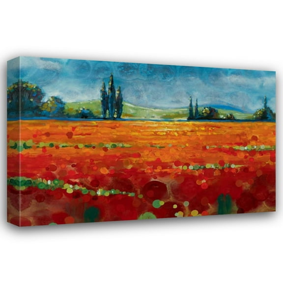 Selina Werbelow 24x17 Gallery Wrapped Canvas Wall Art Titled - Spring Meadows II
