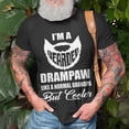 thumbnail image 3 of Drampaw Grandpa Bearded Drampaw Cooler TShirt, 3 of 6